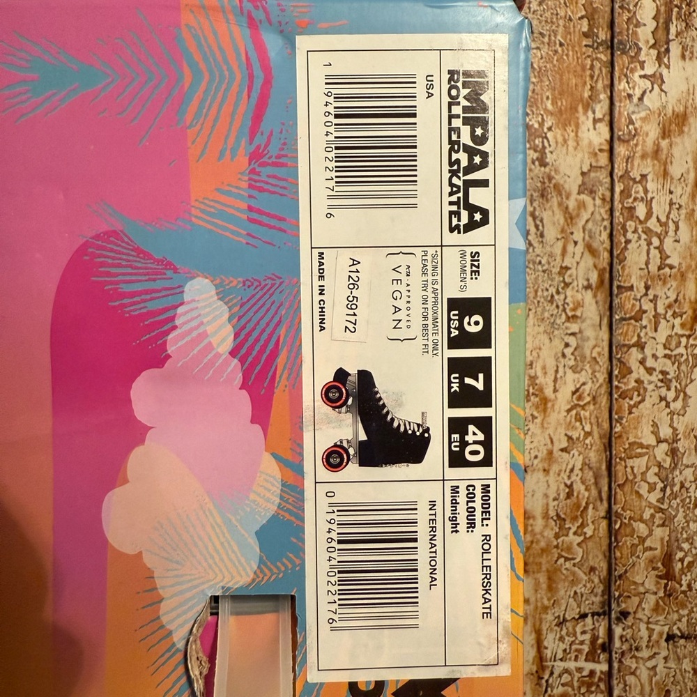 Impala Black Roller Skates